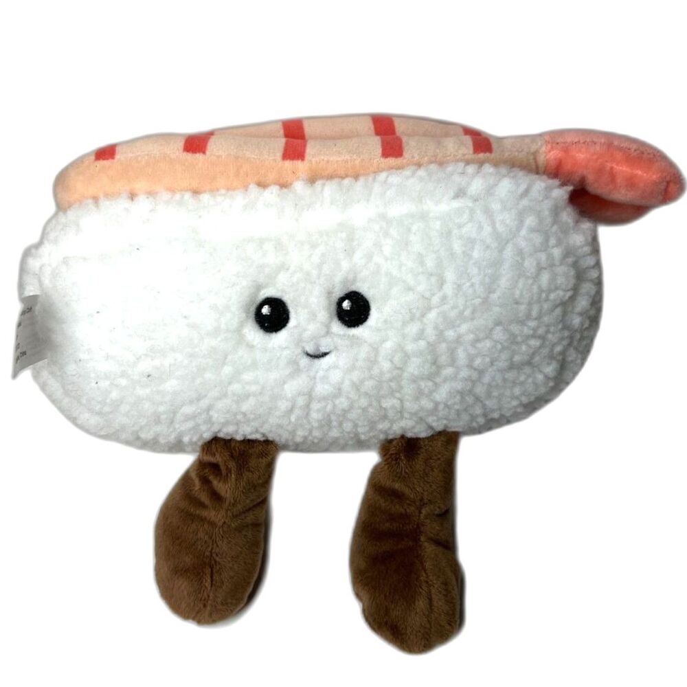 Kawaii Sushi Plush Salmon Nigiri Stuffed Animal Cute Food Plush 11 Inch 11" Toy